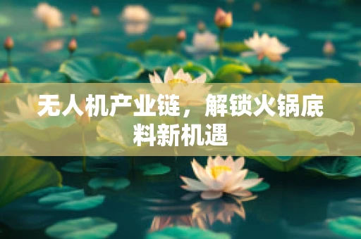 无人机产业链，解锁火锅底料新机遇