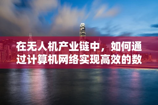 在无人机产业链中，如何通过计算机网络实现高效的数据传输与控制？