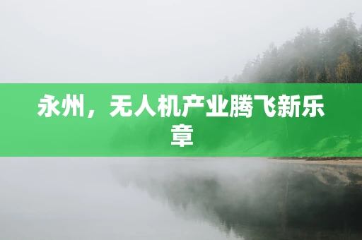 永州，无人机产业腾飞新乐章