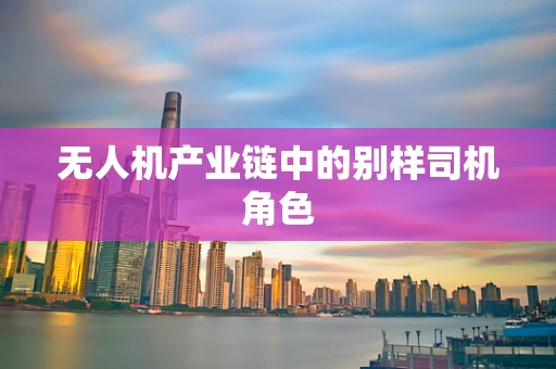 无人机产业链中的别样司机角色