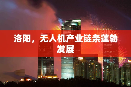 洛阳，无人机产业链条蓬勃发展