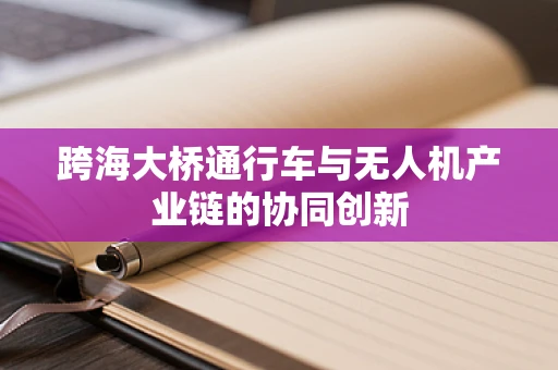 跨海大桥通行车与无人机产业链的协同创新