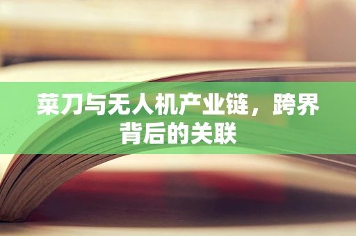 菜刀与无人机产业链，跨界背后的关联