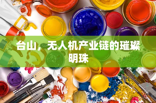 台山，无人机产业链的璀璨明珠