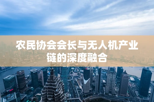 农民协会会长与无人机产业链的深度融合