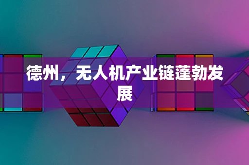 德州，无人机产业链蓬勃发展