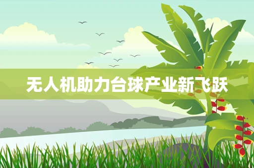 无人机助力台球产业新飞跃