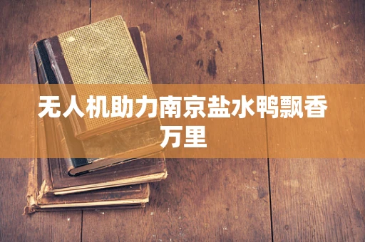 无人机助力南京盐水鸭飘香万里
