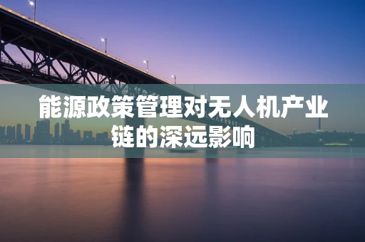 能源政策管理对无人机产业链的深远影响