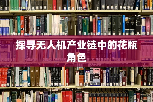 探寻无人机产业链中的花瓶角色