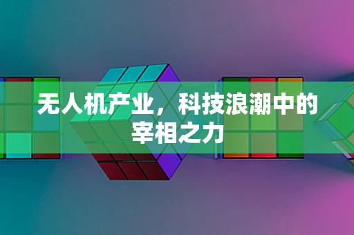 无人机产业，科技浪潮中的宰相之力