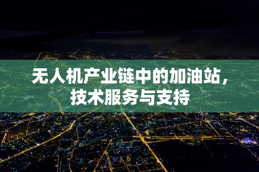 无人机产业链中的加油站，技术服务与支持