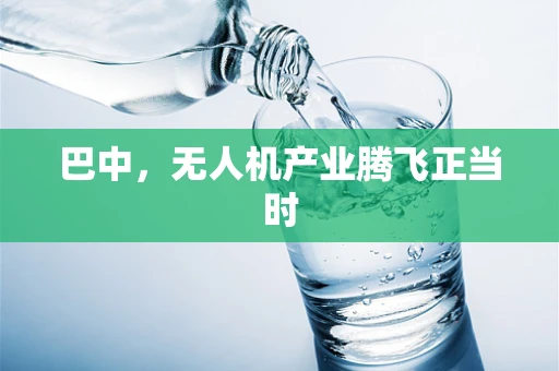 巴中，无人机产业腾飞正当时