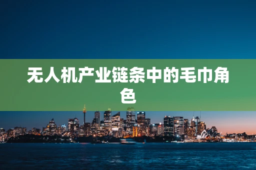 无人机产业链条中的毛巾角色