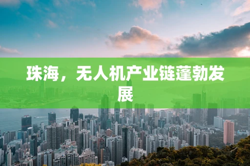 珠海，无人机产业链蓬勃发展