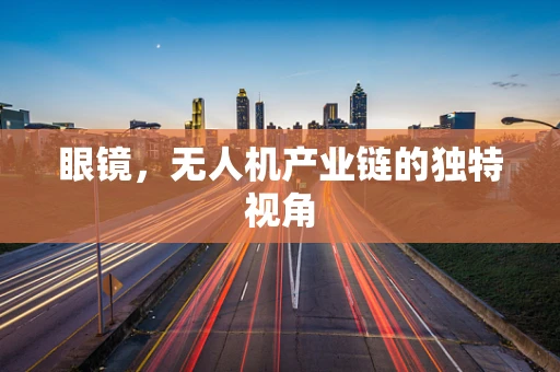 眼镜，无人机产业链的独特视角