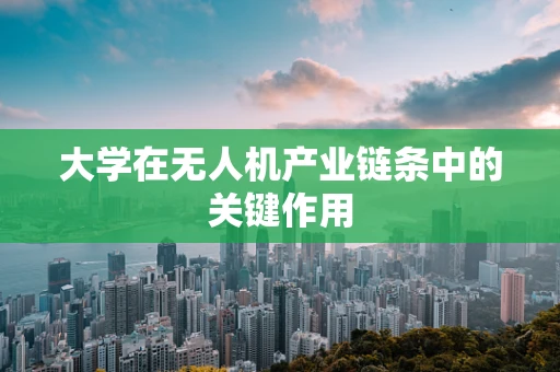 大学在无人机产业链条中的关键作用