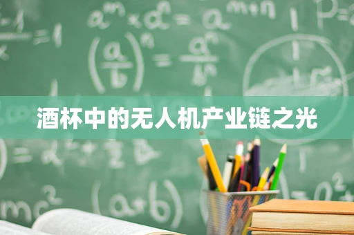 酒杯中的无人机产业链之光