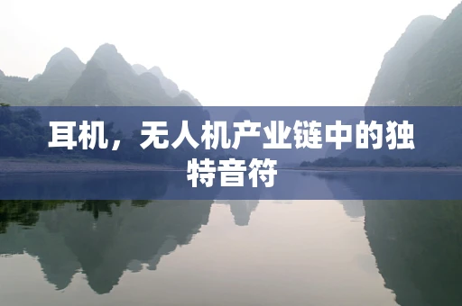 耳机，无人机产业链中的独特音符
