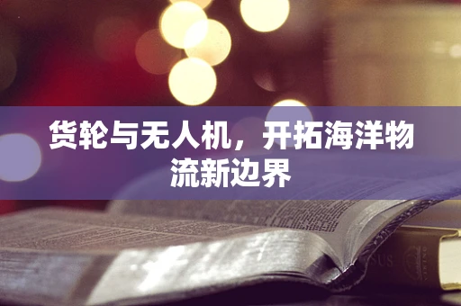 货轮与无人机，开拓海洋物流新边界