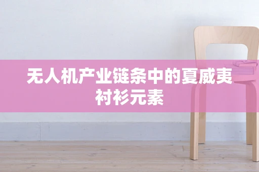 无人机产业链条中的夏威夷衬衫元素